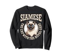 Siamese The Cat with The Royal Gaze Cat Lover Owner Sweatshirt