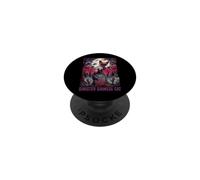 Siamois Chat Démon Zombie Morts-Vivants Effrayant Horreur Hanté PopSockets PopGrip Adhésif