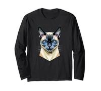 Siamois Chat Siamois Siamese Cat Doux Chats Siamois Manche Longue