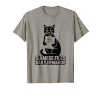 Siamois dépose des plaintes Quotidiennes pour Les Repas T-Shirt