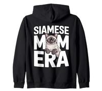 Siamois Mom Era Cute Siamois Cat Lover Sweat à Capuche
