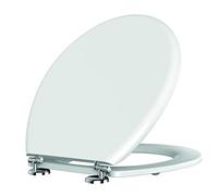 SIAMP Abattant pour WC en Bois Composite et Laqué 95950010 Blanc