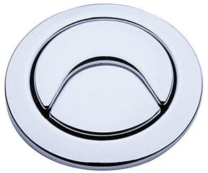 SIAMP Bouton poussoir 36A pour Mécanisme de Chasse, Chromé 34364620