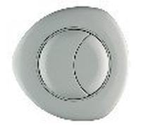 Siamp Commande PN à encastrer Bouton Relief Double Volume Blanche Siamp