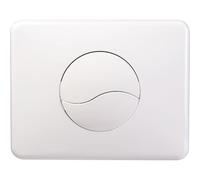 Plaque de commande de chasse d'eau double Verso 800 blanc Siamp