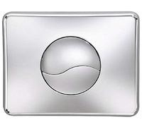 SIAMP Plaque de Commande WC Murale Verso 800, chromé Brillant