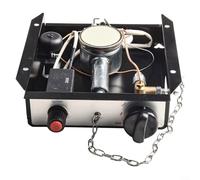 SIAMZYWV Kit de rechange pour brûleur de terrasse 47 000 BTU avec assemblage de régulateur, boîte de contrôle de tube en verre, thermocouple, dispositif de sécurité anti-basculement pour une