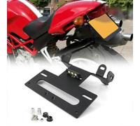 Sianko Support De Plaque D'immatriculation pour Ducati Monster S2R Dark 2002 2003 2004 2005 2006 2007 2008, Éliminateur De Garde-Boue Arrière Bien Rangé