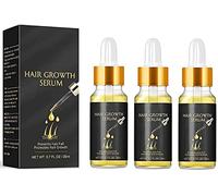 Siapodan Biotin Hair Growth Serum, Biotin Thickening Herbal Serum, Extra Biotin Herbal Serum, Ginger Hair Growth Serum Essence Oil for All Hair Types, Strong Hair Suitable for Men & Women (3pcs)