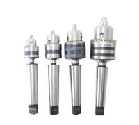 SIAQWYENZ 1 jeu MT1 MT2 MT3 MT4 B10 B12 B16 B18 0,6-6/1-10/1-13/3-16/5-20 tige de taraud Morse mandrin de perceuse tour perceuse CNC bois Mandrin de perçage(MTA4-B10(0.6-6mm))