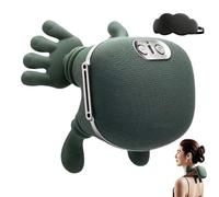 Siasoo Masseur de Cou et D'épaules Pro, 3 Vitesses Réglables, Compact et Léger, Massage Électrique Des Tissus Profonds 3d par Pétrissage avec Chaleur, Main Humaine Simulée sans Fil