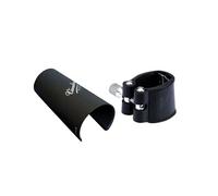 Vandoren Ligature LC21P cuir avec couvre-bec plastique pour clarinette Sib