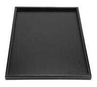 SIB Plateau de service rectangulaire Rectangle Thé en bois massif Café Snack Repas alimentaires 40 x 30 cm