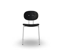 Sibast Furniture Piet Hein Chaise de Salle à Manger Chêne Noir Chrome