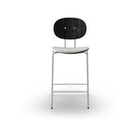 Sibast Furniture Piet Hein Tabouret de Bar Chêne Noir Chrome et Remix 123