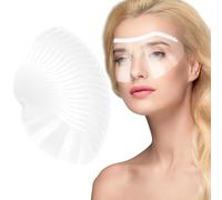 Sibba Lot de 100 visières jetables en plastique - Protection du visage pour microblading - Maquillage permanent - Extensions de cils - Cataracte - Chirurgie des yeux et des sourcils