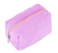 Sibba Trousse de maquillage Organisateur cosmétique de voyage Sacs de toilette de voyage Pochette de soins de la peau Petit sac moelleux Collection Voyage Maquillage Beauté, violet, Y2K