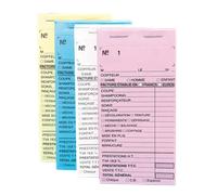 Sibel Account Book With Numbers 10pcs Yellow