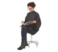 Sibel Cutting Cape Boa Embossed Black