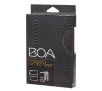 Sibel Cutting Cape Boa Embossed With Hook Black