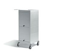 Sibel Discret Coiffure Chariot Verrou Service Crème Cheveux Salon Cart Barbiers