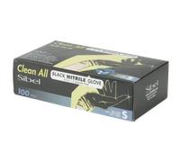 Clean all Gants Nitrile Aql 1,5 Small Noir 100 Pcs