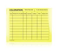 Sibel - Fiches Color. & Perm. Jaunes / 50 16 X 12 Cm