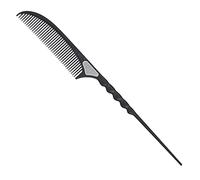 Sibel Peigne A Queue En Carbone 22 CM Noir Unisex