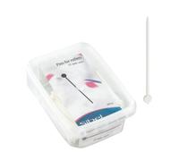Sibel - Pics Plastiques 200 Pcs Blanc