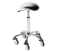 Sibel Tabouret roulant RollerCoaster Eccentric / Argent