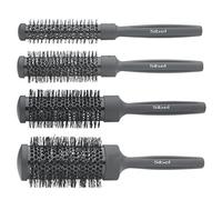 Sibel Round Kit 4 thermische borstels zwart