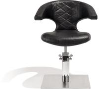 Sibel Sensualis Fauteuil de Coiffure Croco Noir / Base Pied Carré