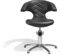 Sibel Sensualis Fauteuil de Coiffure Noir / Base Pied Etoile