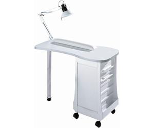 Sibel Table de Manucure Blanche L93 x P48 x H74 cm