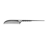Sibel Peigne A Queue En Carbone 22 CM Noir Unisex