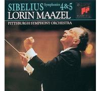 Sibelius / Maazel / Pittsburgh Symphony – Symphonies n°4 et 5 – CD – Sony