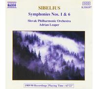 Philh. Slovaque – Jean Sibelius – Symphonies n°1 & n°6 – Import – NAXOS