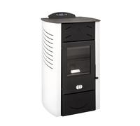 Siberia 15 Kw Hydro - PACK POÊLE + Kit de raccordement pour poêle hydro à mur - blanc