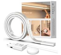 SIBI LIGHTING Réglette LED de 1 m, à intensité variable, autocollante, en silicone flexible, avec bloc d'alimentation 24 V et télécommande, pour cuisine, bureau, chambre à coucher, salon