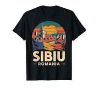Sibiu - Souvenir de Voyage - Scène Vivante de Roumanie T-Shirt