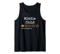 Sibling in The Middle Experiment Funny 1 Star Débardeur