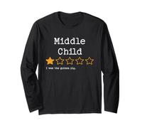 Sibling in The Middle Experiment Funny 1 Star Manche Longue