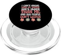 Siblings I Can't Argue with My Sister She's Older Than Me PopSockets PopGrip pour MagSafe