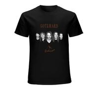 SIBOER Men's Gotthard Defrosted 2 Regular Fit T Shirt Black L