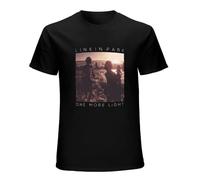 SIBOER Men's Linkin Park 'One More Light' T-Shirt Black M