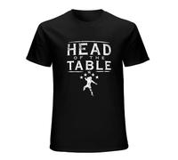 SIBOER Men's Roman Reigns Head of The Table T Shirt Black L