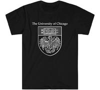 SIBOER The University of Chicago Logo Men's Black T-Shirt Black S