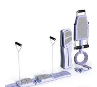 Siborter Planche Abdominale de Type Fendu Violet Maison Planche Pilates multifonctionnelle Ligne de Gilet d'exercice Planche de Fitness Abdominale