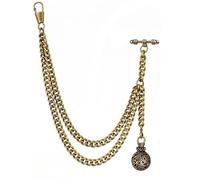 SIBOSUN Albert Montre de Poche et chaîne avec Pendentif Circulaire Bronze