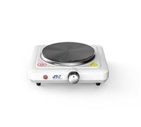 SIC Plaque de cuisson électrique portable à un feu, en fonte, température réglable, pour camping, voyage, cuisine extérieure (1 000 W)